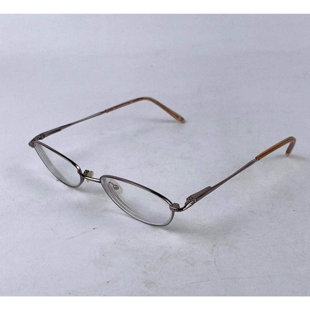 LIZ‎ CLAIBORNE L201 UU3 Eyeglasses Frame Womens Brown Metal Full Rim 51-18-135